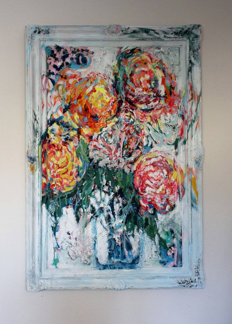 Original Floral Painting by Marina Nelson