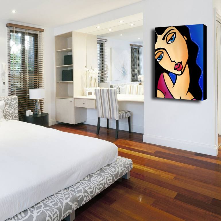 Original Abstract Women Painting by Thomas Fedro
