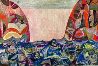 Original Abstract Seascape Paintings by Todd Clark