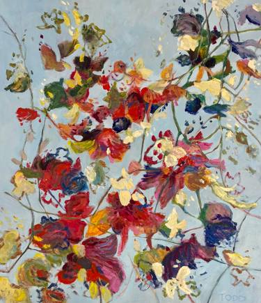 Original Impressionism Botanic Paintings by Todd Clark