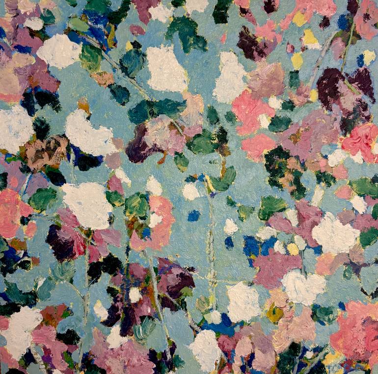 Original Impressionism Botanic Painting by Todd Clark