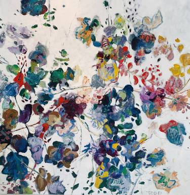 Print of Impressionism Floral Paintings by Todd Clark