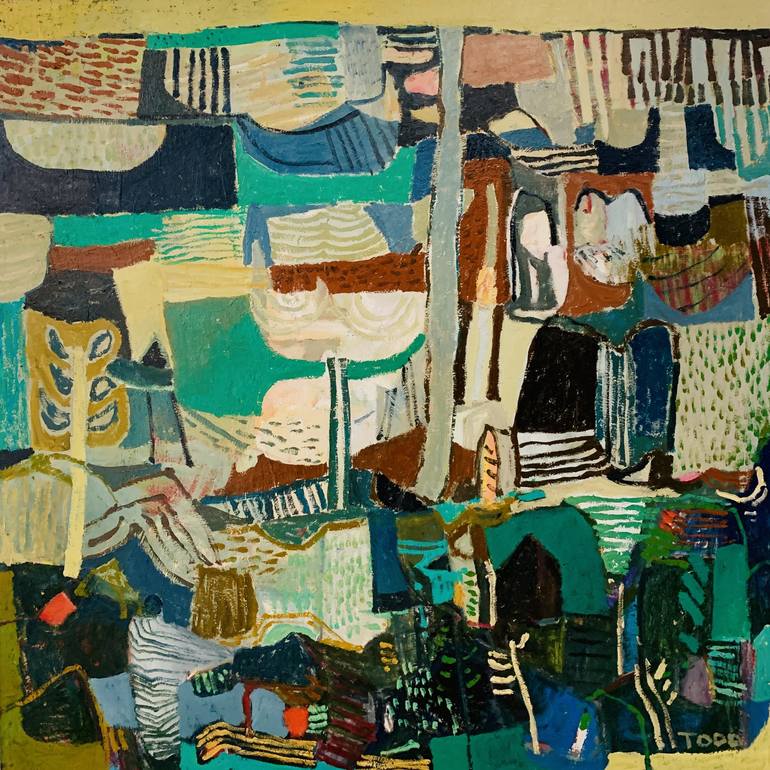 Original Abstract Landscape Paintings by Todd Clark