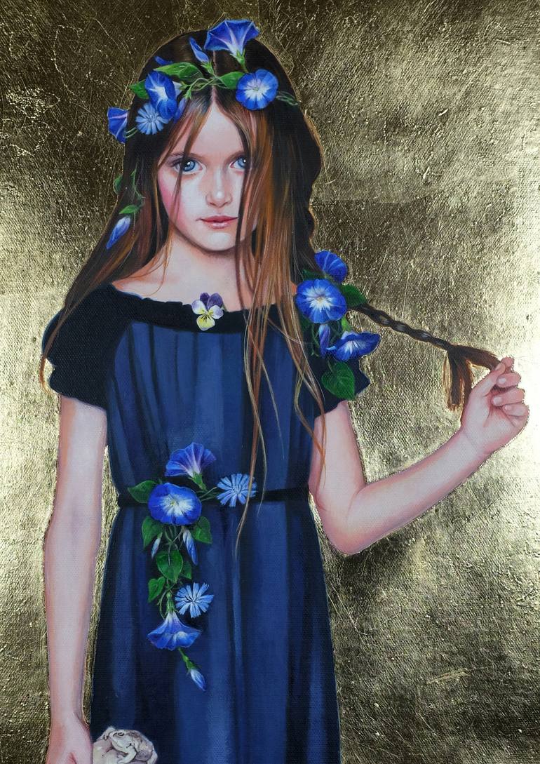 Original Realism Fantasy Painting by Titti Garelli