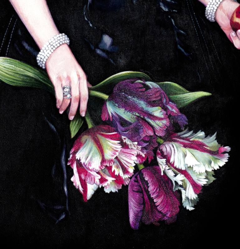 Original Realism People Painting by Titti Garelli