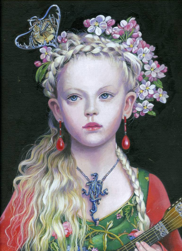 Original Figurative Women Painting by Titti Garelli