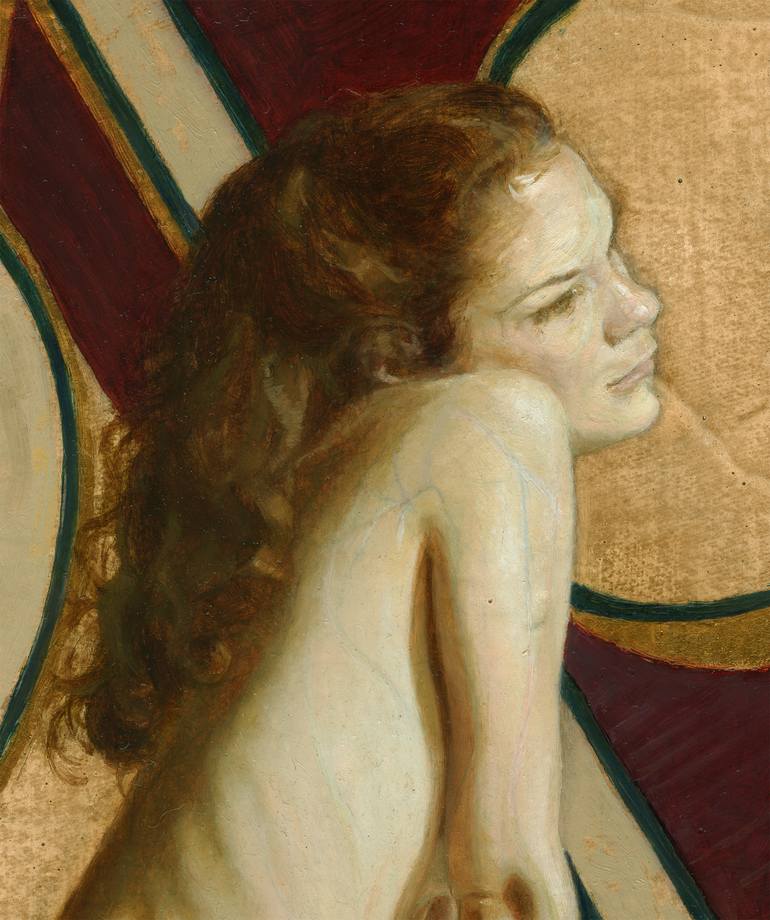 Original Nude Painting by Jacqueline Gomez