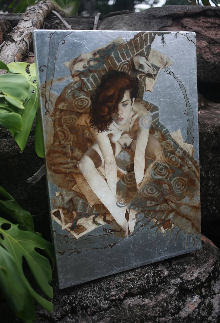 Original Nude Painting by Jacqueline Gomez