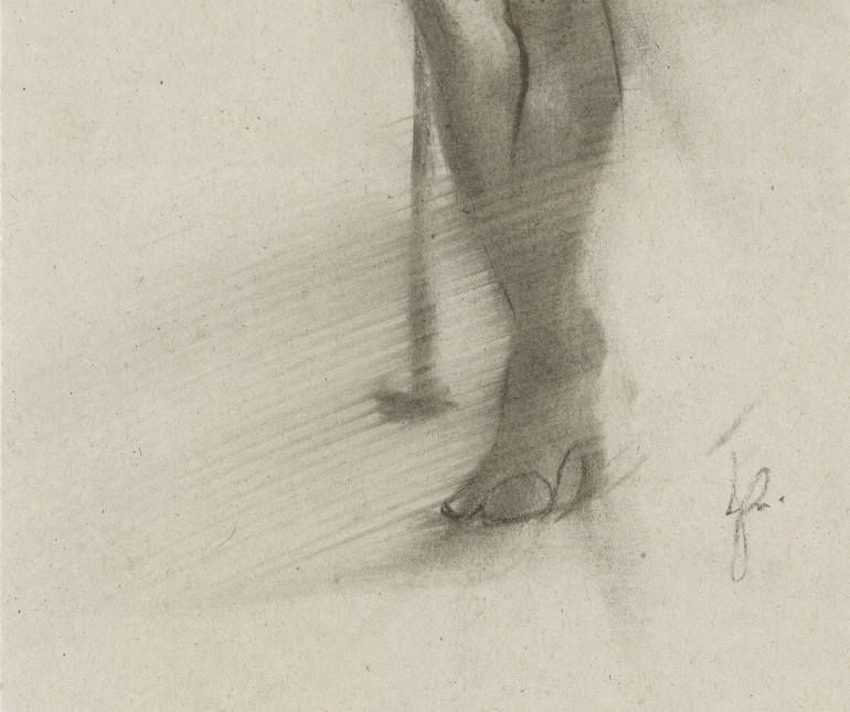 Original Nude Drawing by Jacqueline Gomez