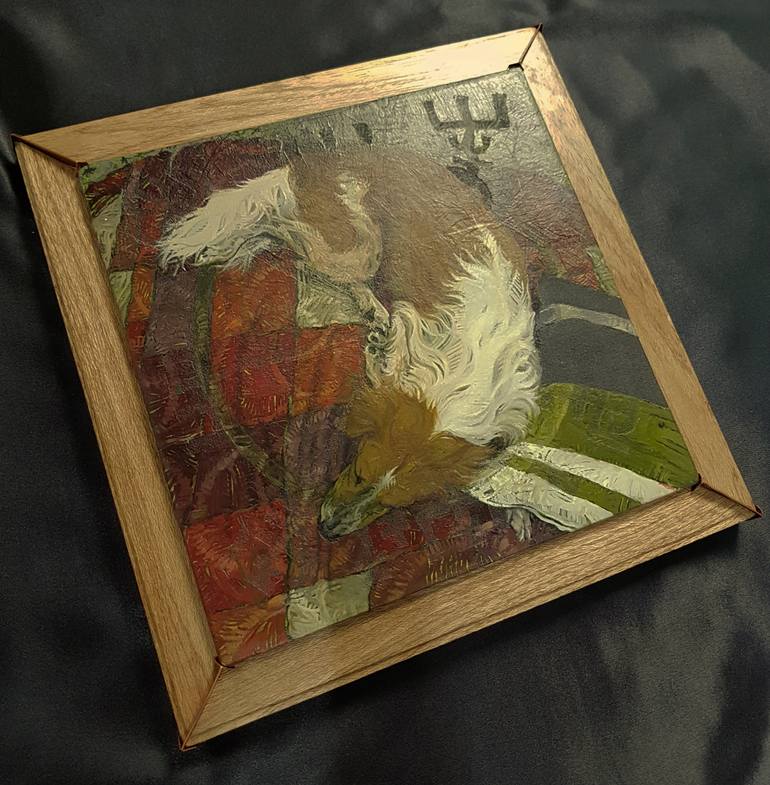 Original Conceptual Animal Painting by Jacqueline Gomez