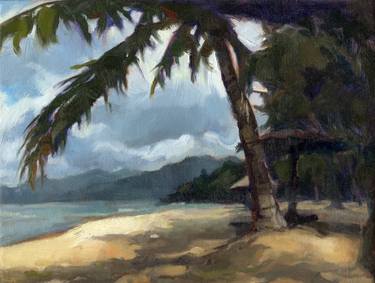 Original Fine Art Beach Paintings by Jacqueline Gomez