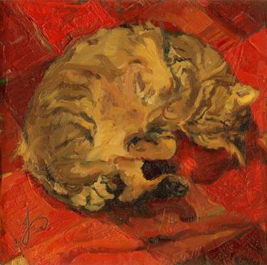 Original Cats Paintings by Jacqueline Gomez