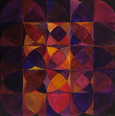 Print of Abstract Patterns Paintings by Joe Cummins