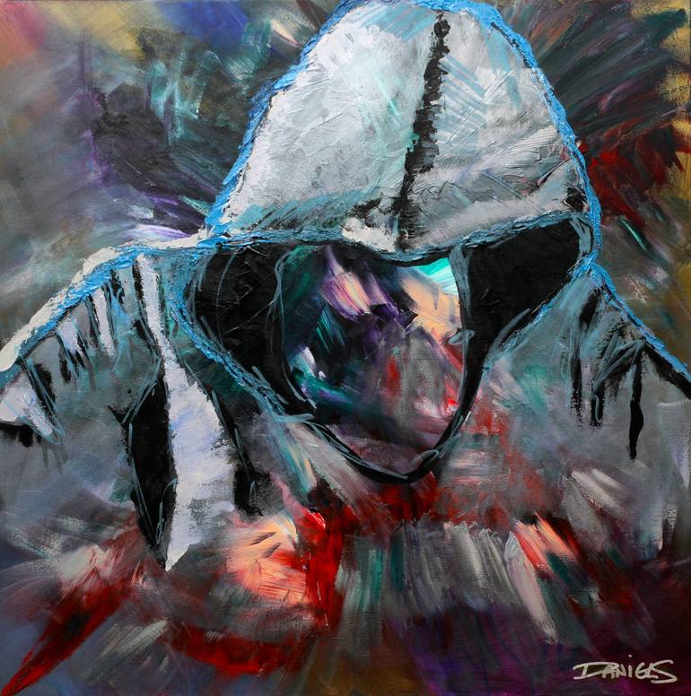 The Fighter Painting by Matthew Daniels | Saatchi Art