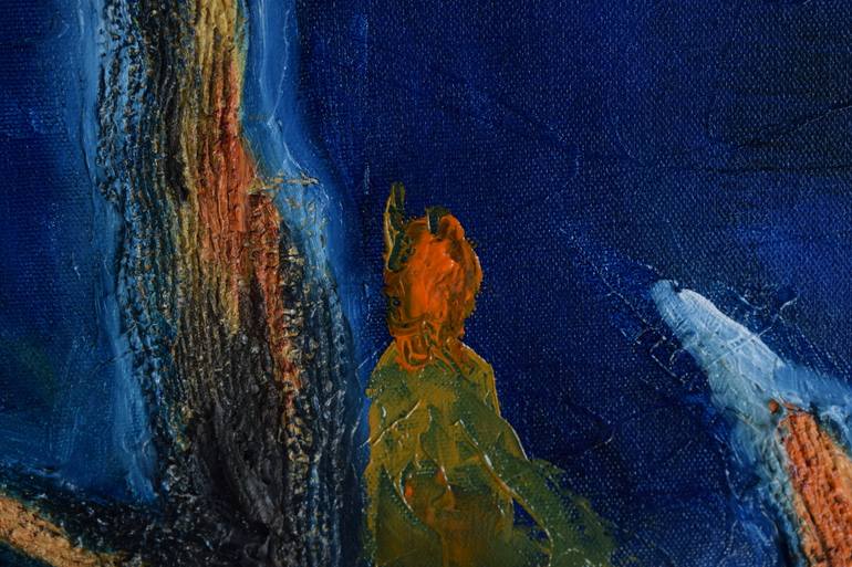 Original Abstract Expressionism Abstract Painting by Saurabh Jathar