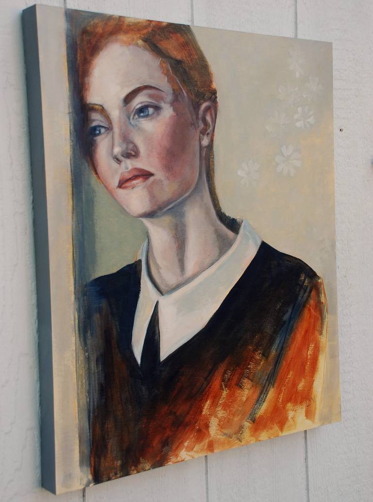 Original Figurative People Painting by Lawn Walker
