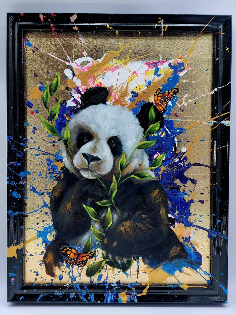 Original Abstract Expressionism Animal Paintings by Jill Crowley