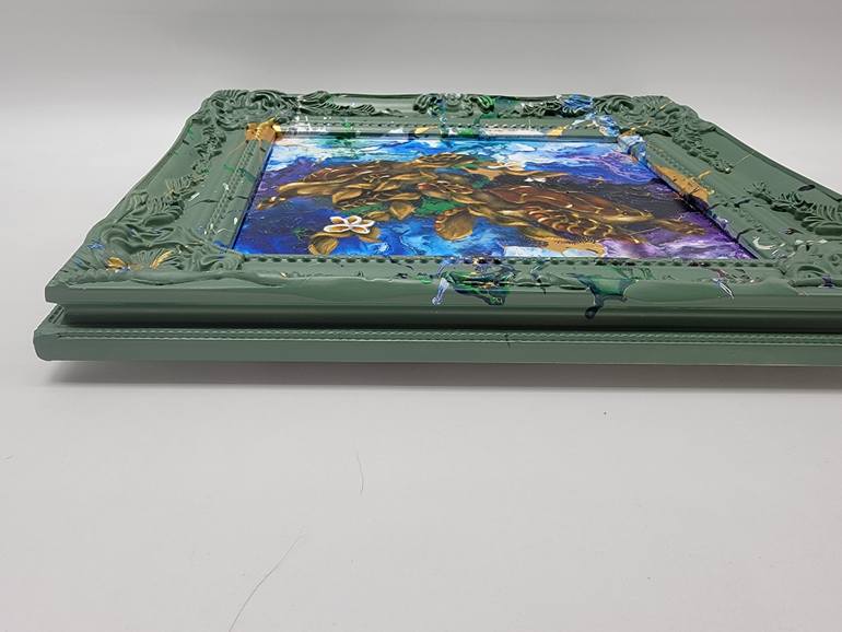 Original Abstract Expressionism Animal Painting by Jill Crowley