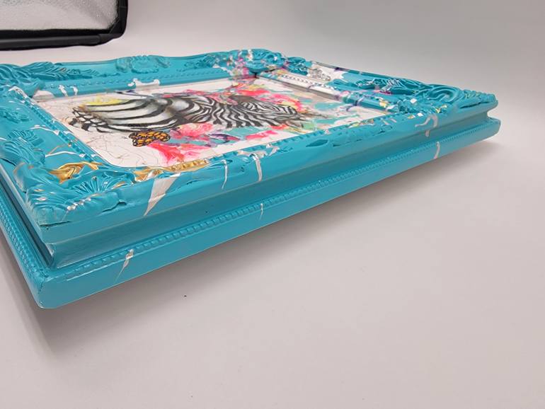 Original Abstract Expressionism Animal Painting by Jill Crowley