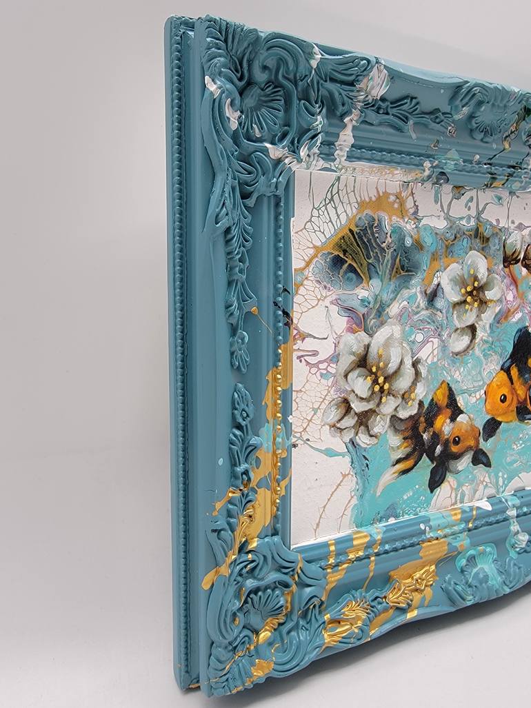 Original Abstract Expressionism Animal Painting by Jill Crowley