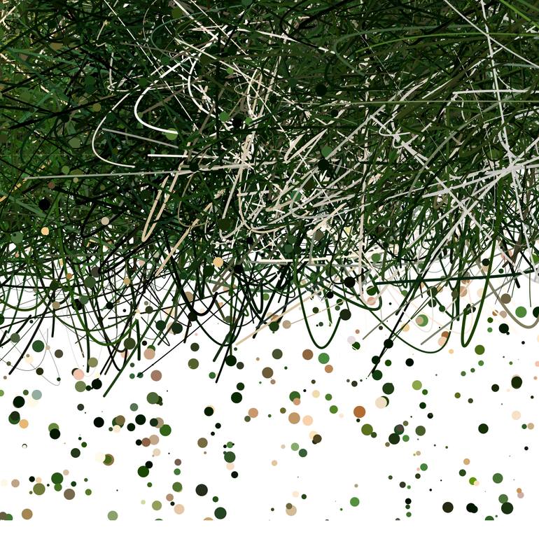 Original Algorithmic Abstract Digital by Glen Innes