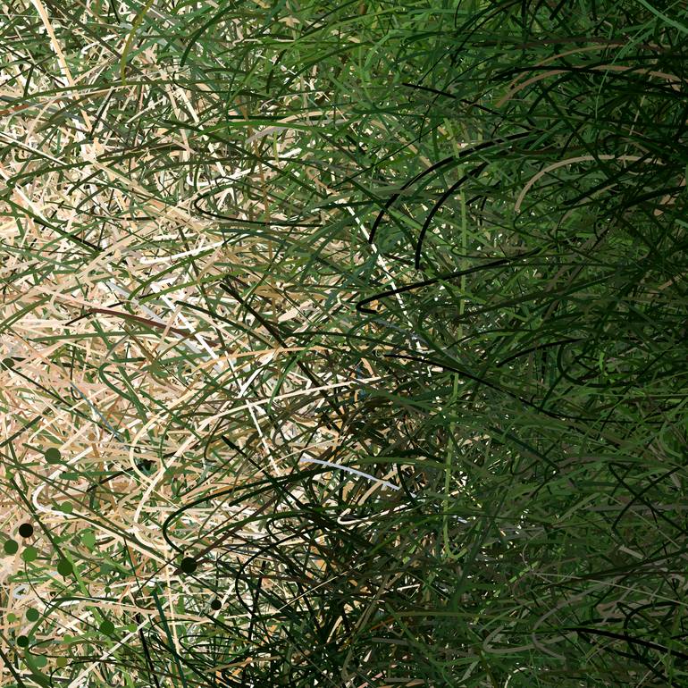 Original Algorithmic Abstract Digital by Glen Innes