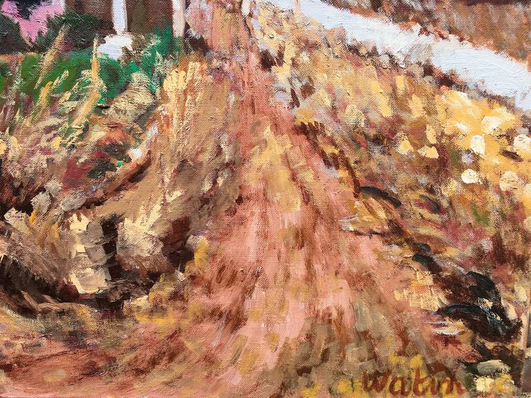 Original Expressionism Nature Painting by Francoise Watin