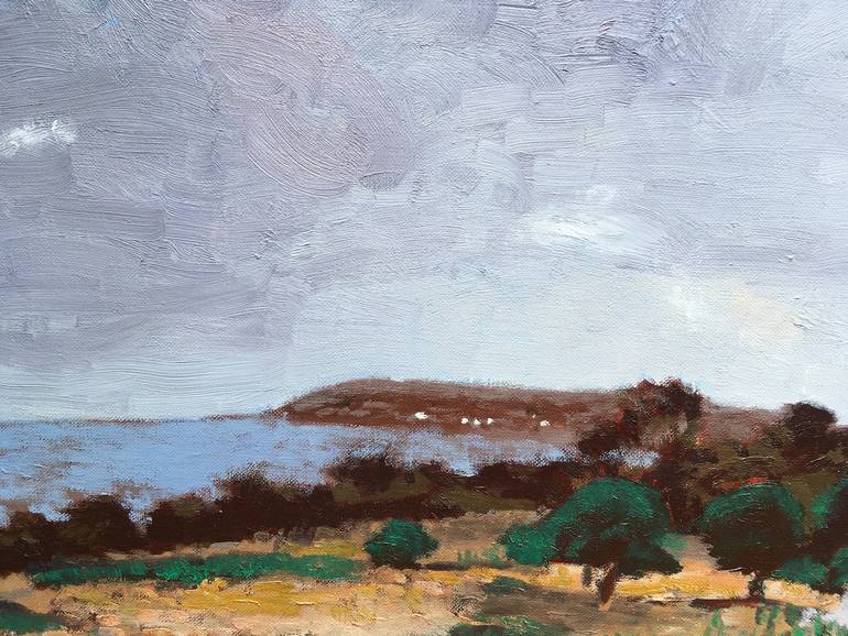 Original Expressionism Nature Painting by Francoise Watin