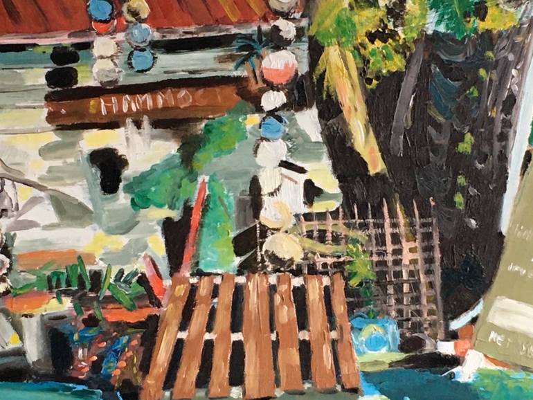 Original Expressionism Nature Painting by Francoise Watin