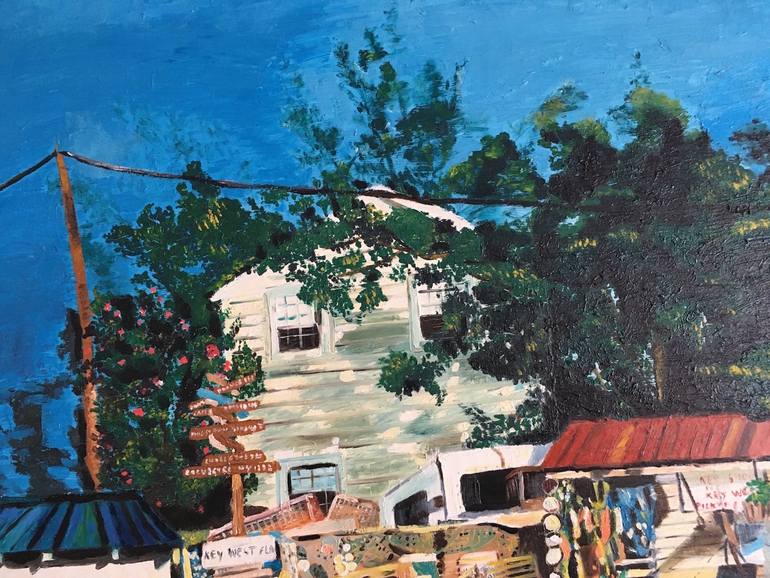 Original Expressionism Nature Painting by Francoise Watin