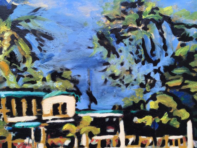 Original Expressionism Nature Painting by Francoise Watin