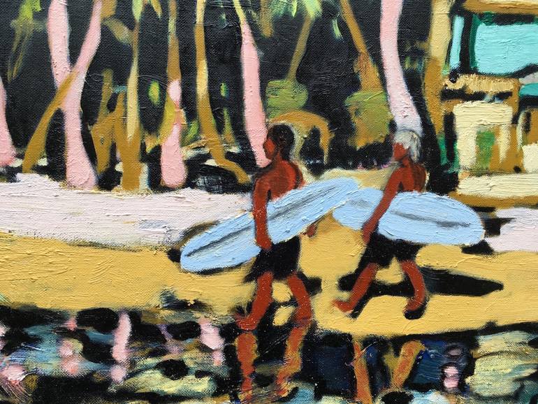Original Expressionism Nature Painting by Francoise Watin