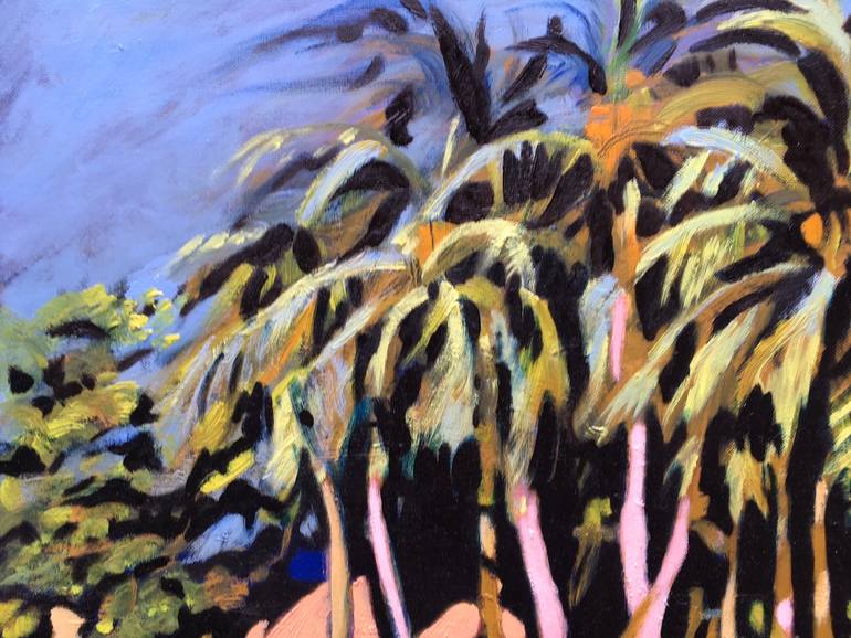 Original Expressionism Nature Painting by Francoise Watin