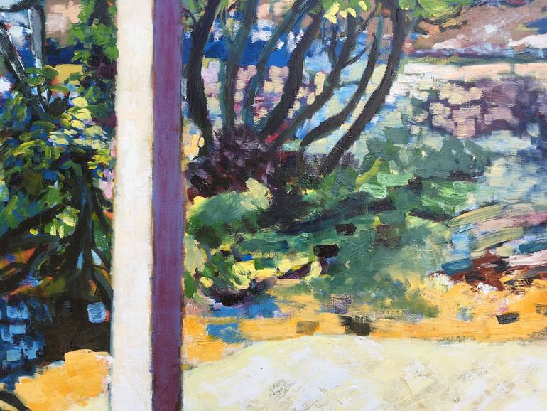Original Expressionism Landscape Painting by Francoise Watin