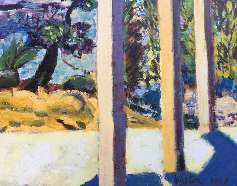 Original Expressionism Landscape Painting by Francoise Watin