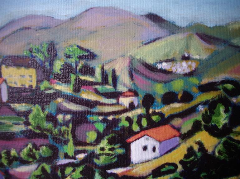 Original Figurative Landscape Painting by Francoise Watin