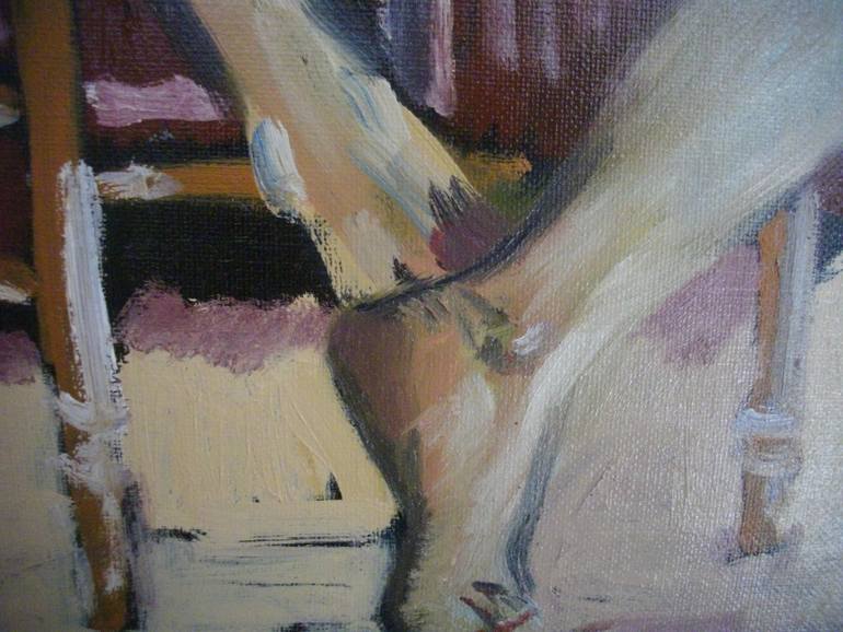 Original Expressionism People Painting by Francoise Watin
