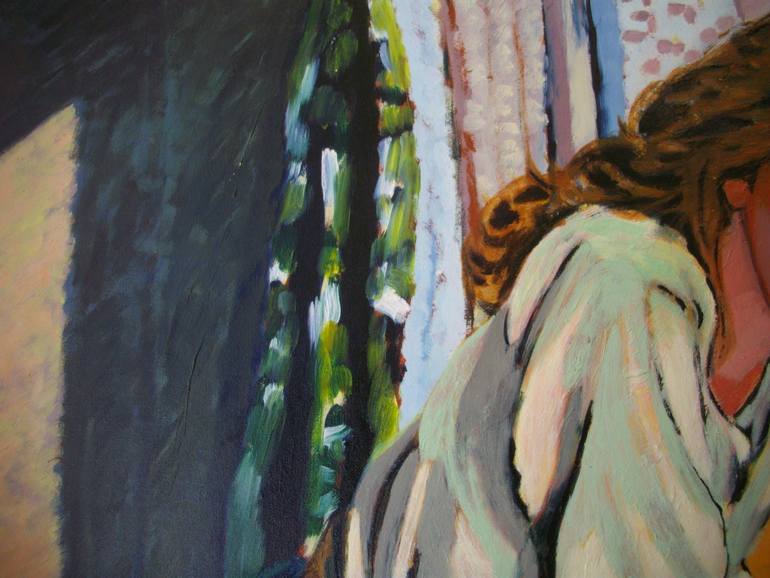 Original Figurative People Painting by Francoise Watin