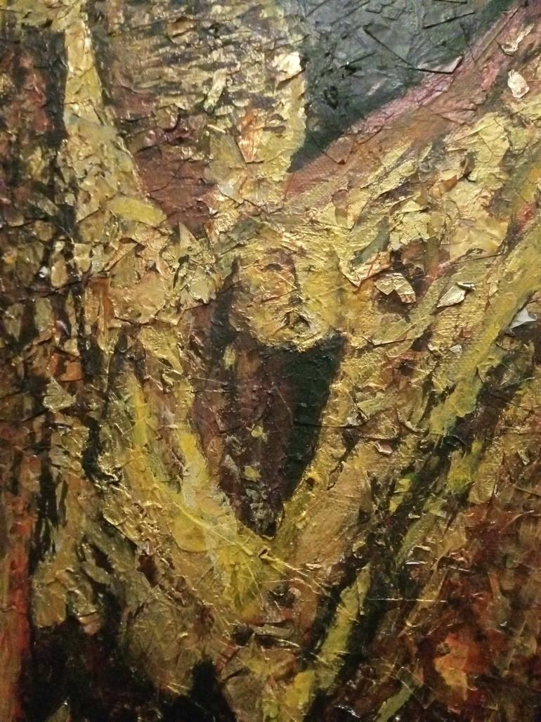 Original Abstract Expressionism Sports Painting by Yanick Douet