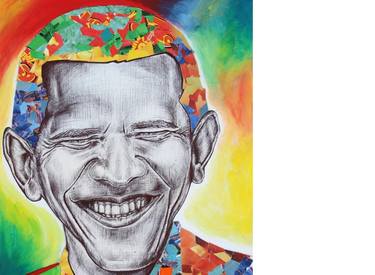 Original Political Drawings by Myriam Andrew