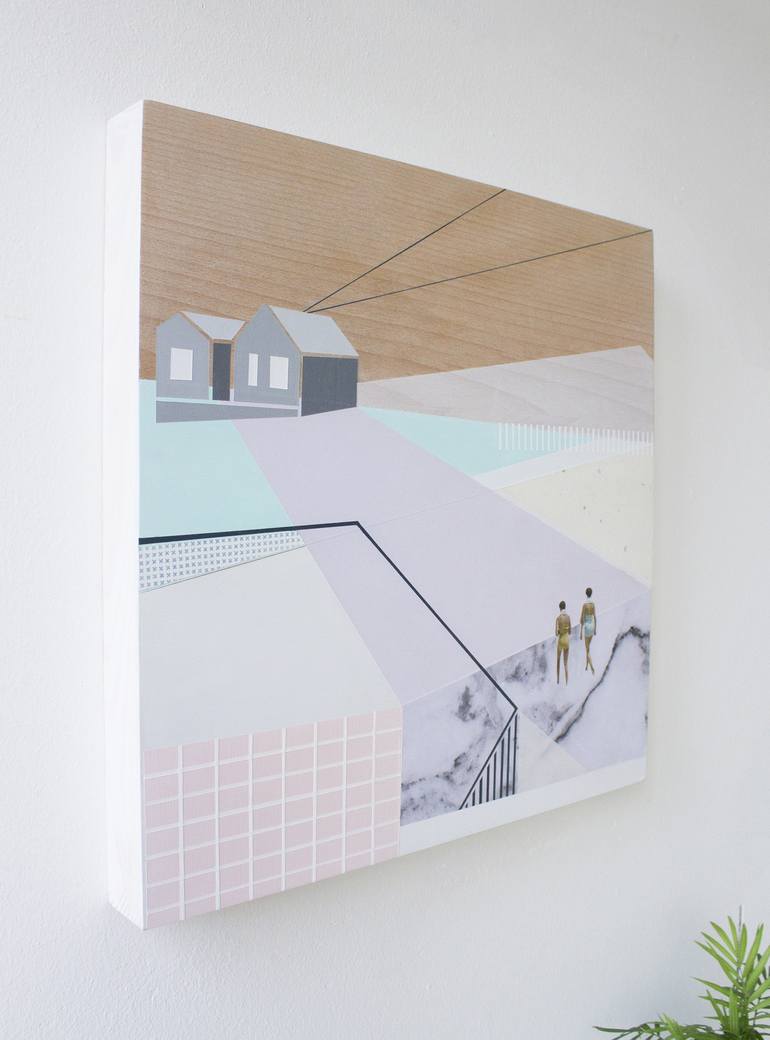 Original Geometric Collage by Mairi Timoney