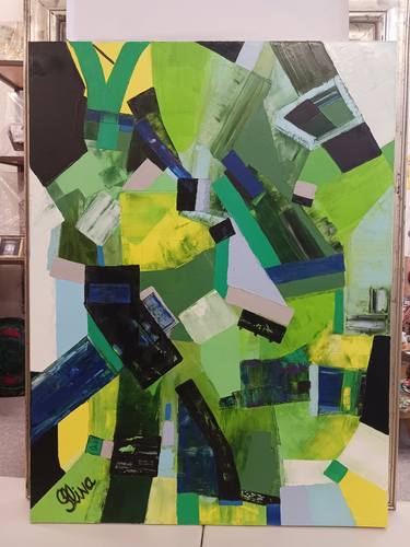 Original Abstract Paintings by Esther  Glina Montagner