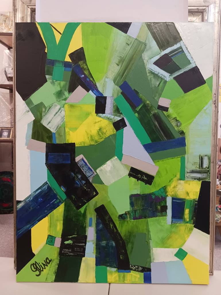 Original Abstract Paintings by Esther Glina Montagner