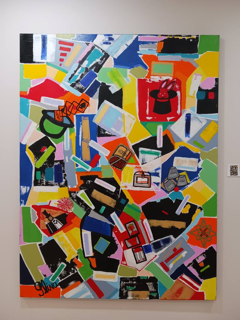 Original Abstract Expressionism Abstract Paintings by Esther Glina Montagner