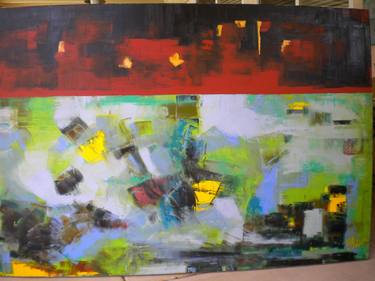 Original Abstract Expressionism Abstract Paintings by Esther  Glina Montagner