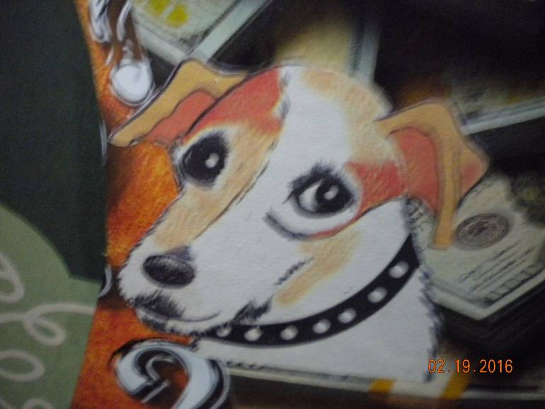 Original Conceptual Popular culture Collage by Esther  Glina Montagner