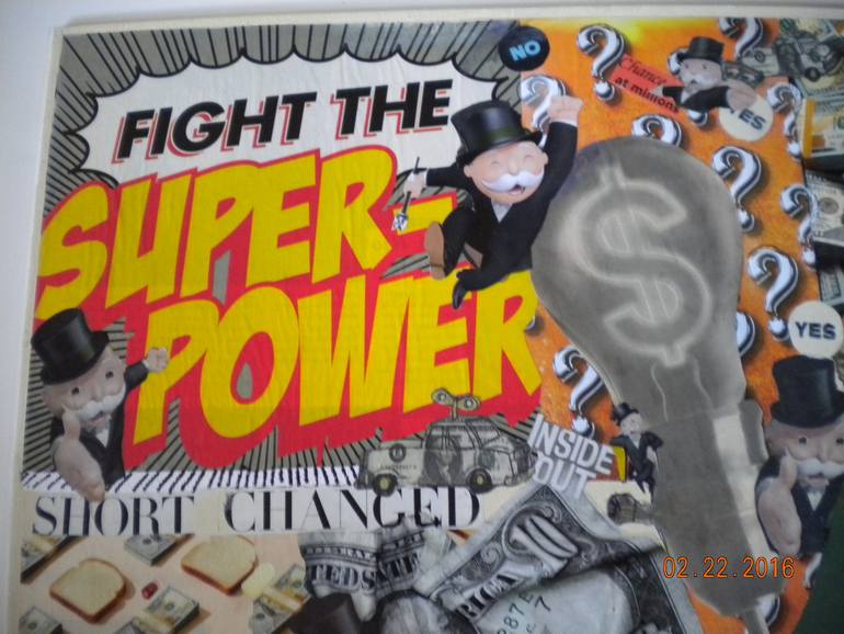 Original Conceptual Popular culture Collage by Esther  Glina Montagner