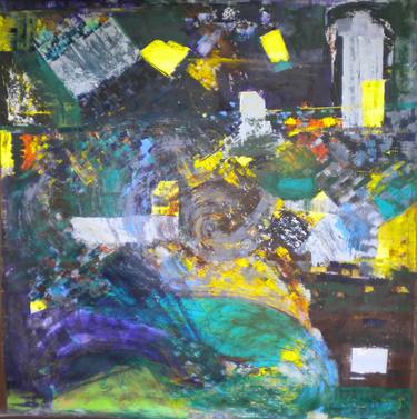 Original Abstract Expressionism Abstract Paintings by Esther  Glina Montagner