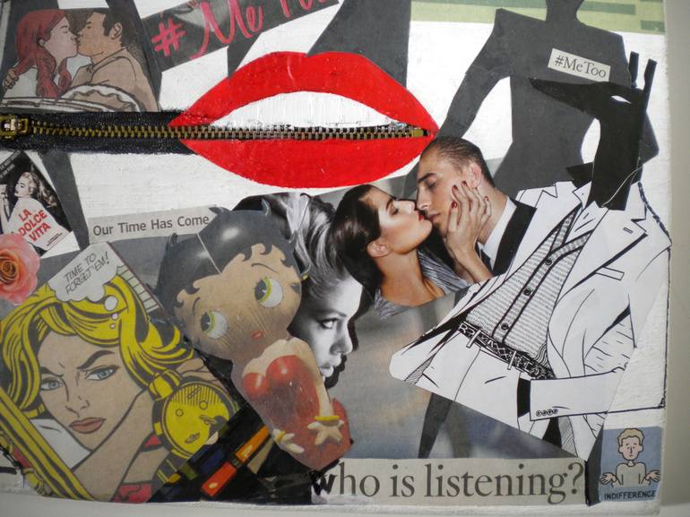 Original Conceptual Popular culture Collage by Esther  Glina Montagner