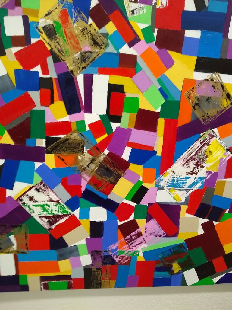 Original Abstract Painting by Esther  Glina Montagner